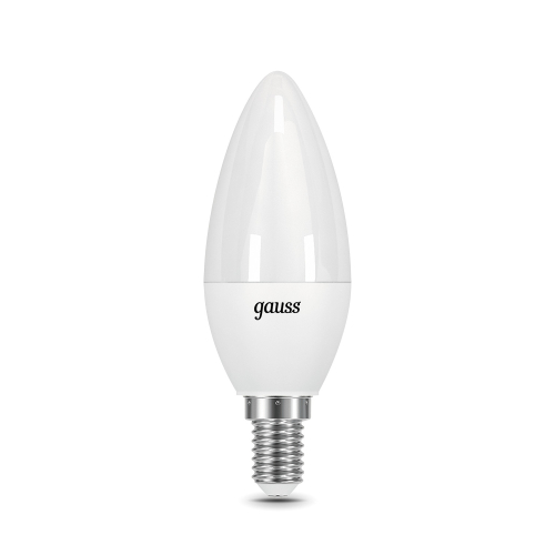 103101207 Лампа Gauss LED Candle E14 6.5W 100-240V 4100K 1/10/50