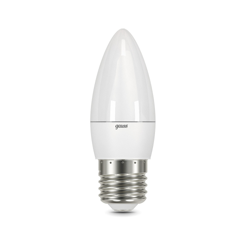 103102210 Лампа Gauss LED Свеча E27 9.5W 950lm 4100К 1/10/50