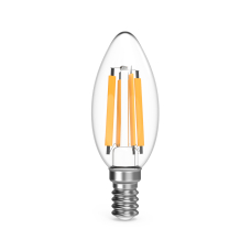 103801113 Лампа Gauss Filament Свеча 13W 1100lm 2700К Е14 LED 1/10/50