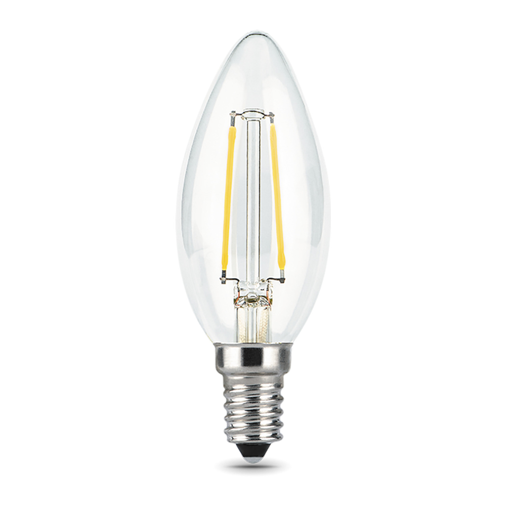 103801207 Лампа Gauss LED Filament Candle E14 7W 4100К 1/10/50, шт