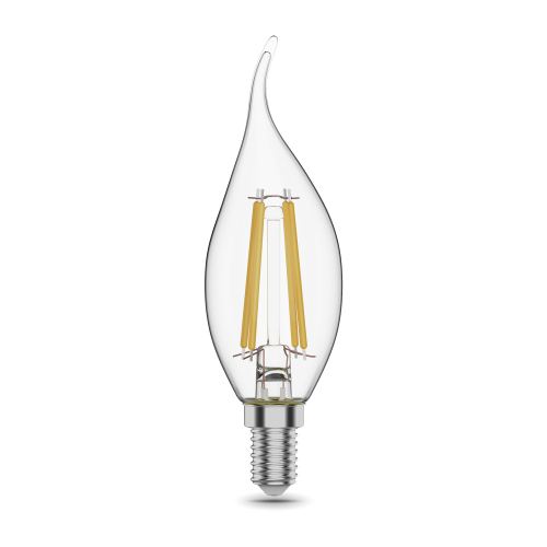 104801211 Лампа Gauss LED Filament Candle tailed E14 11W 4100K 830lm 1/10/50