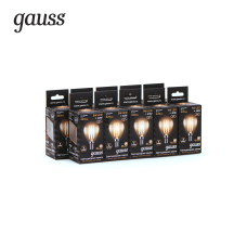 105801105 Лампа Gauss LED Filament Globe E14 5W 2700K 1/10/50, шт