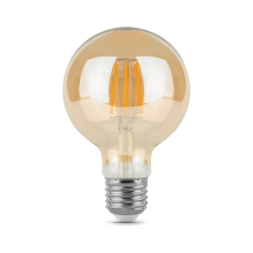 105802006 Лампа Gauss LED Filament G95 E27 6W Golden 2400K 1/20