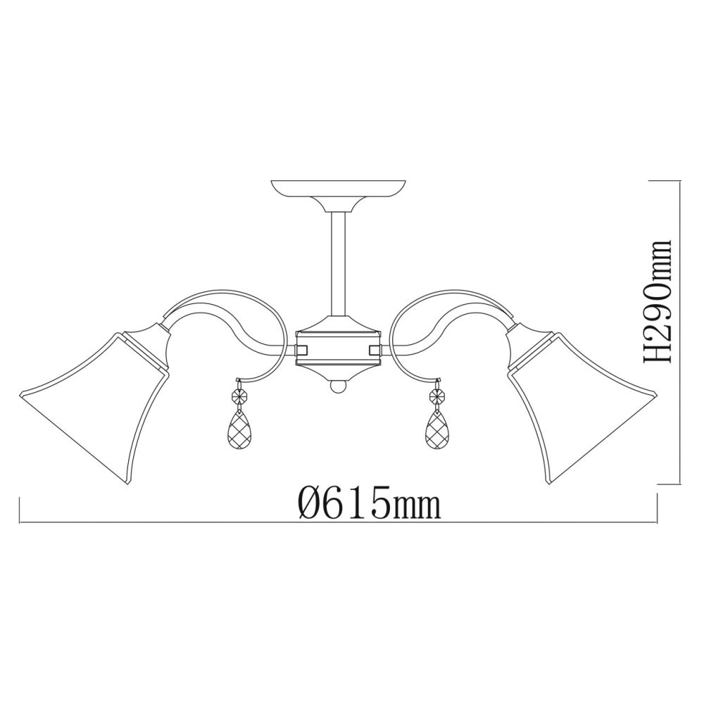 Люстра потолочная De City Олимпия 106010705