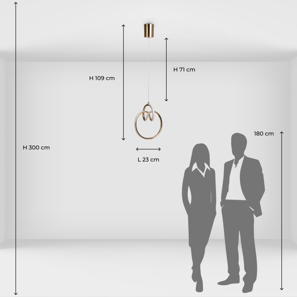Подвесной светильник DeMarkt Аурих 108010701