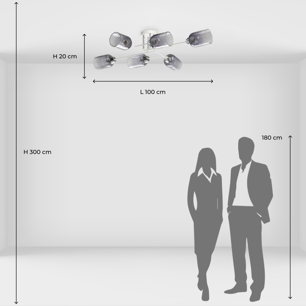 Люстра потолочная DeMarkt Торес 110011606
