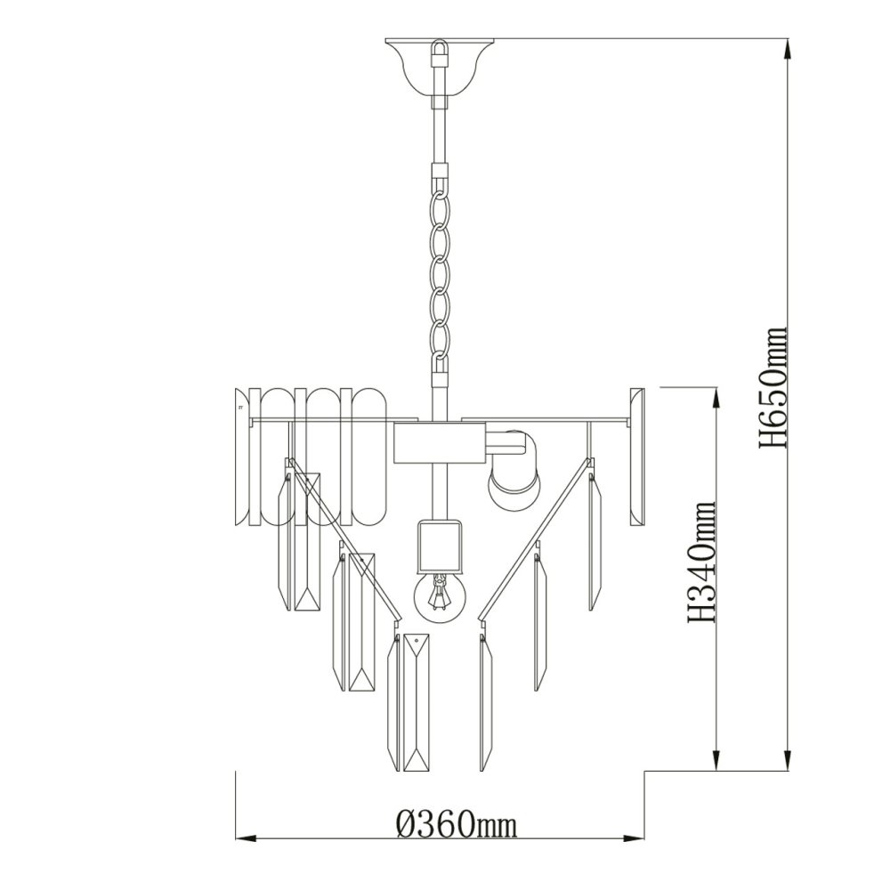 Люстра De City Бриз
