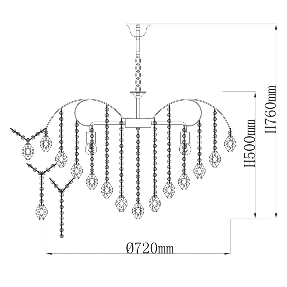 Люстра De City Бриз