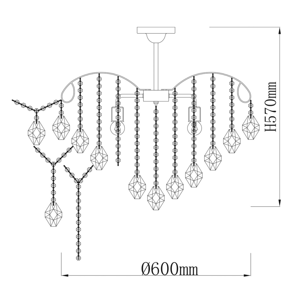 Люстра De City Бриз
