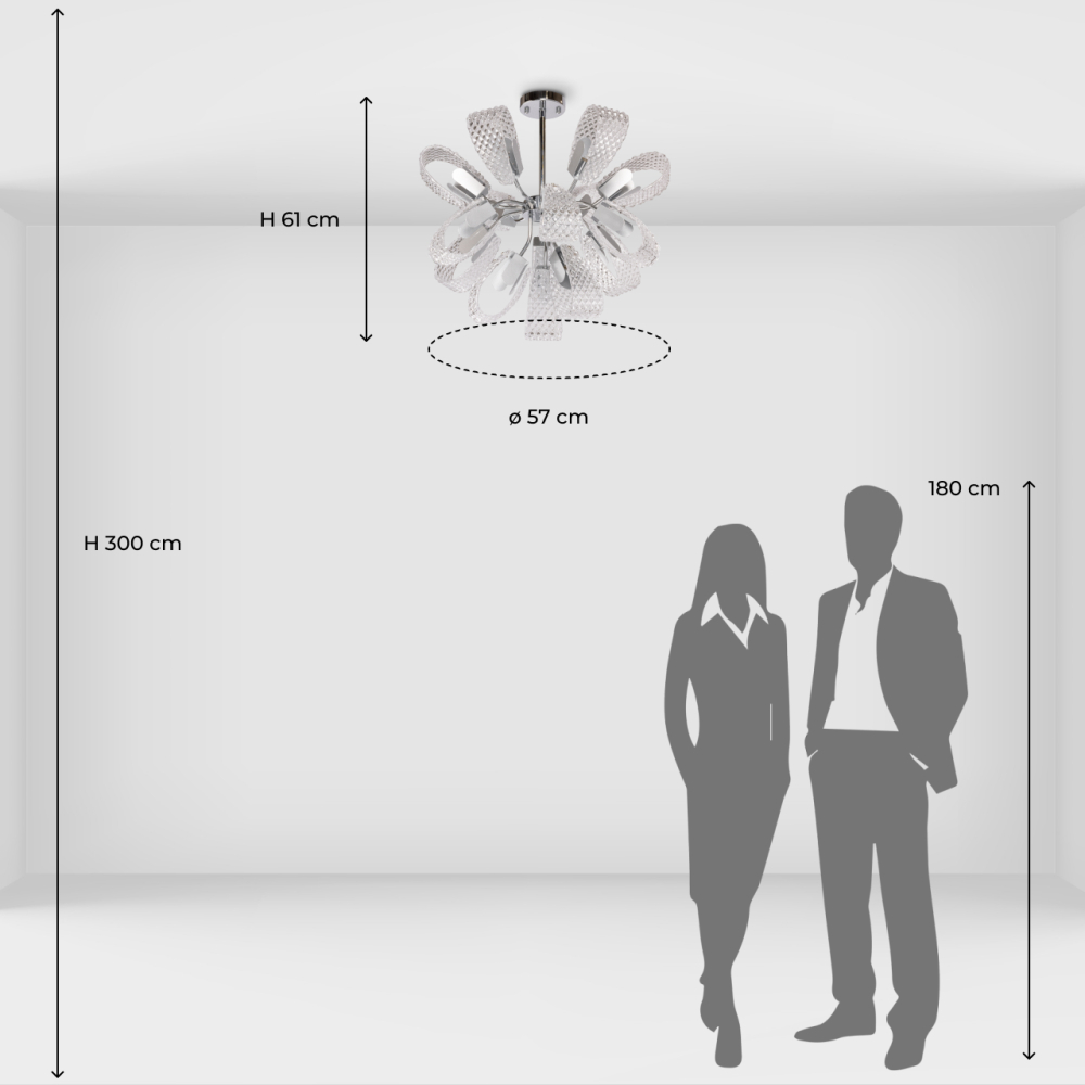 Люстра потолочная De City Бриз 111019015