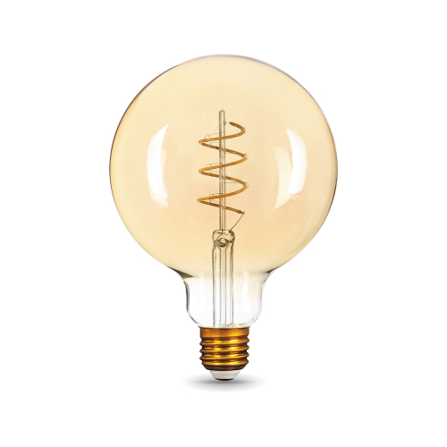 158802008 Лампа Gauss LED Filament G95 Flexible E27 6W Golden 360lm 2400K 1/20