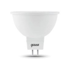 201505205 Лампа Gauss LED MR16 GU5,3 5W 12V 4100K 1/10/100, шт
