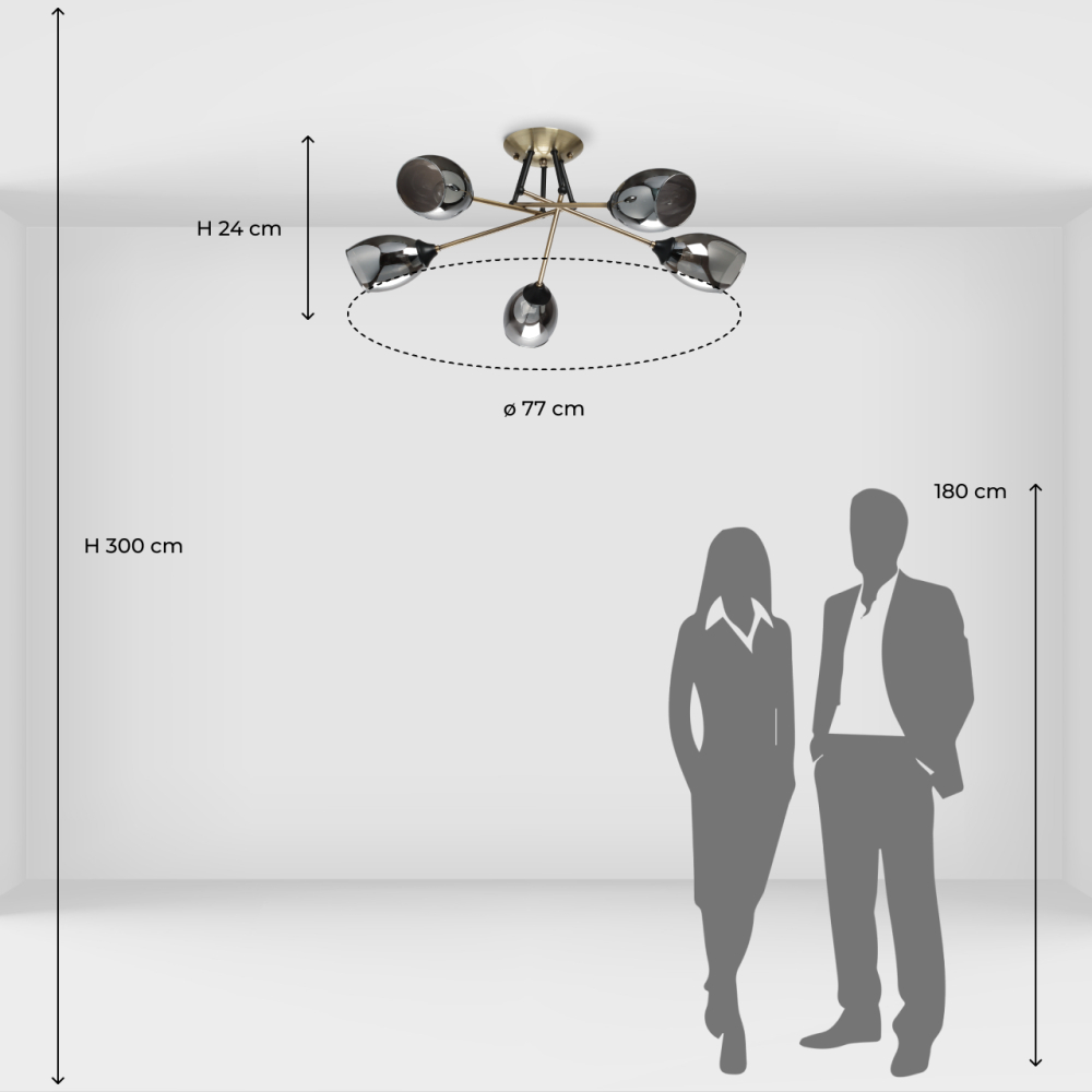 Люстра потолочная De City Вита 220014005