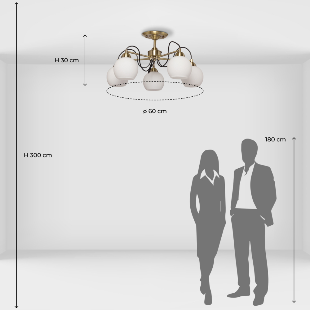 Люстра потолочная De City Вита 220014305