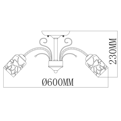Люстра потолочная MW-Light Олимпия 261019505