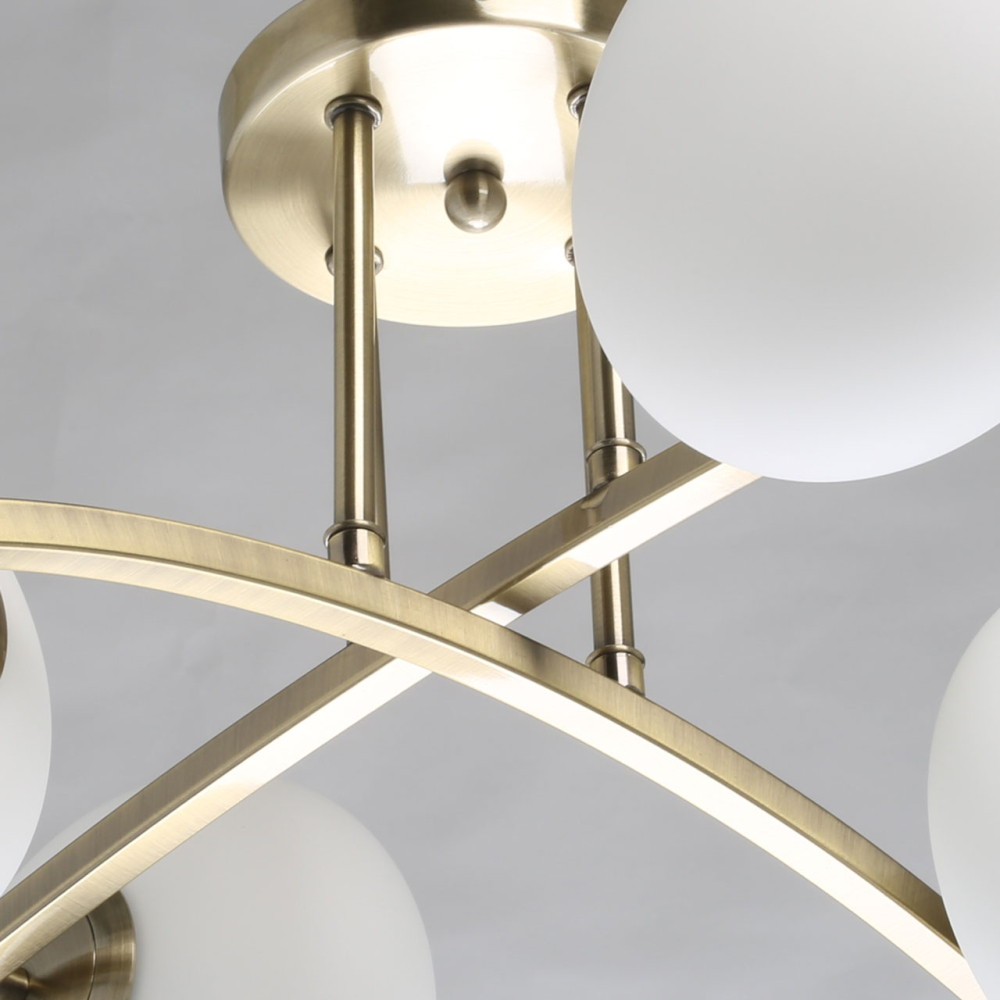 Люстра потолочная DeMarkt Оливия 306014406