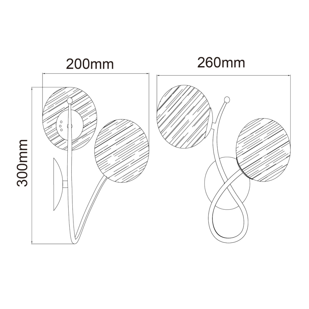 Бра MW-Light Оливия 306023502 Бра MW-Light Оливия 306023502
