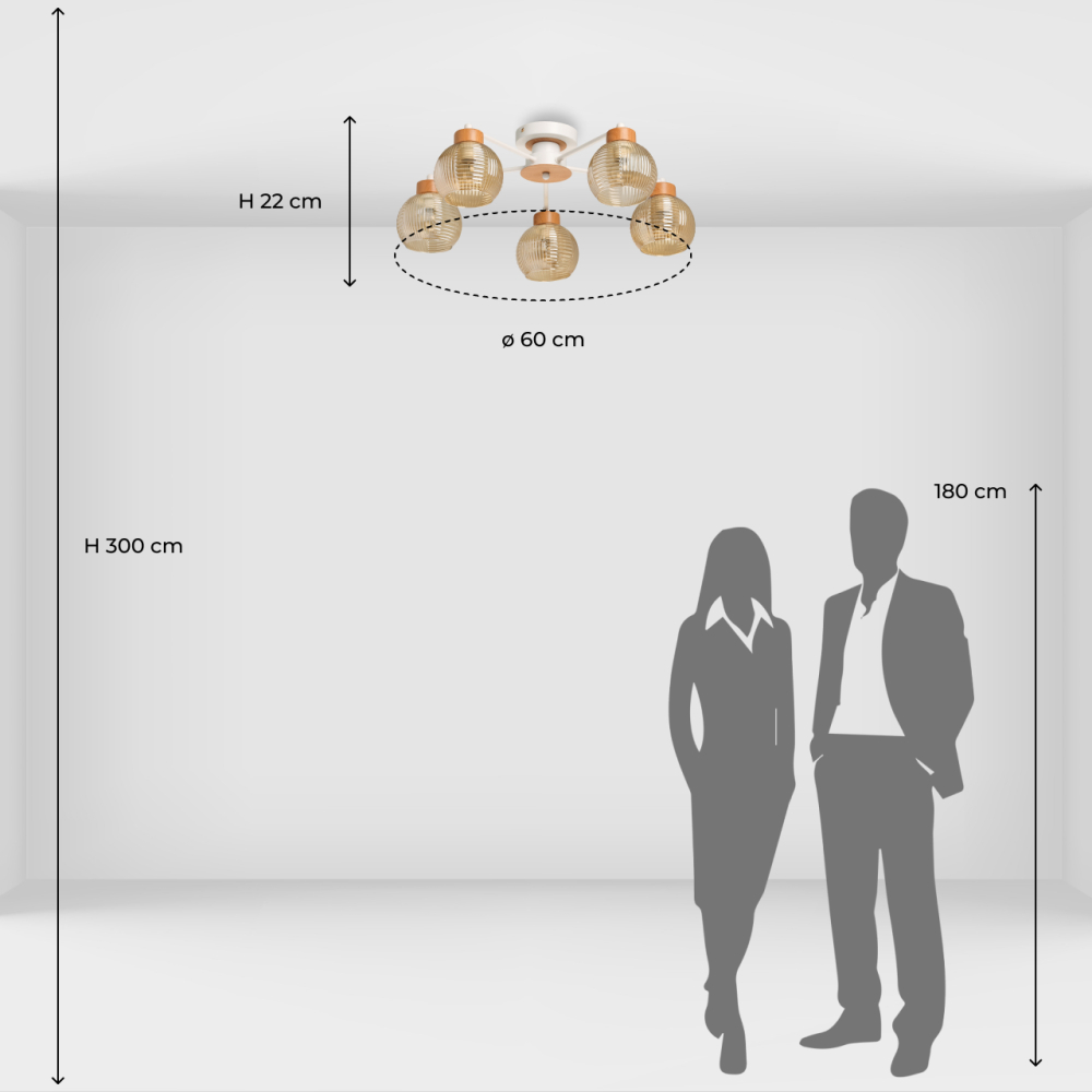 Люстра потолочная De City Альфа 324018505