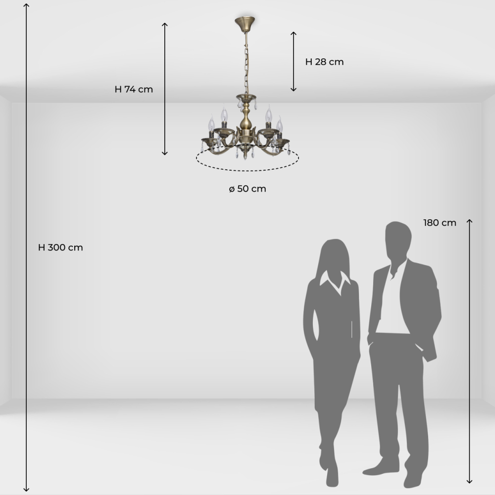 Люстра MW-Light Аврора