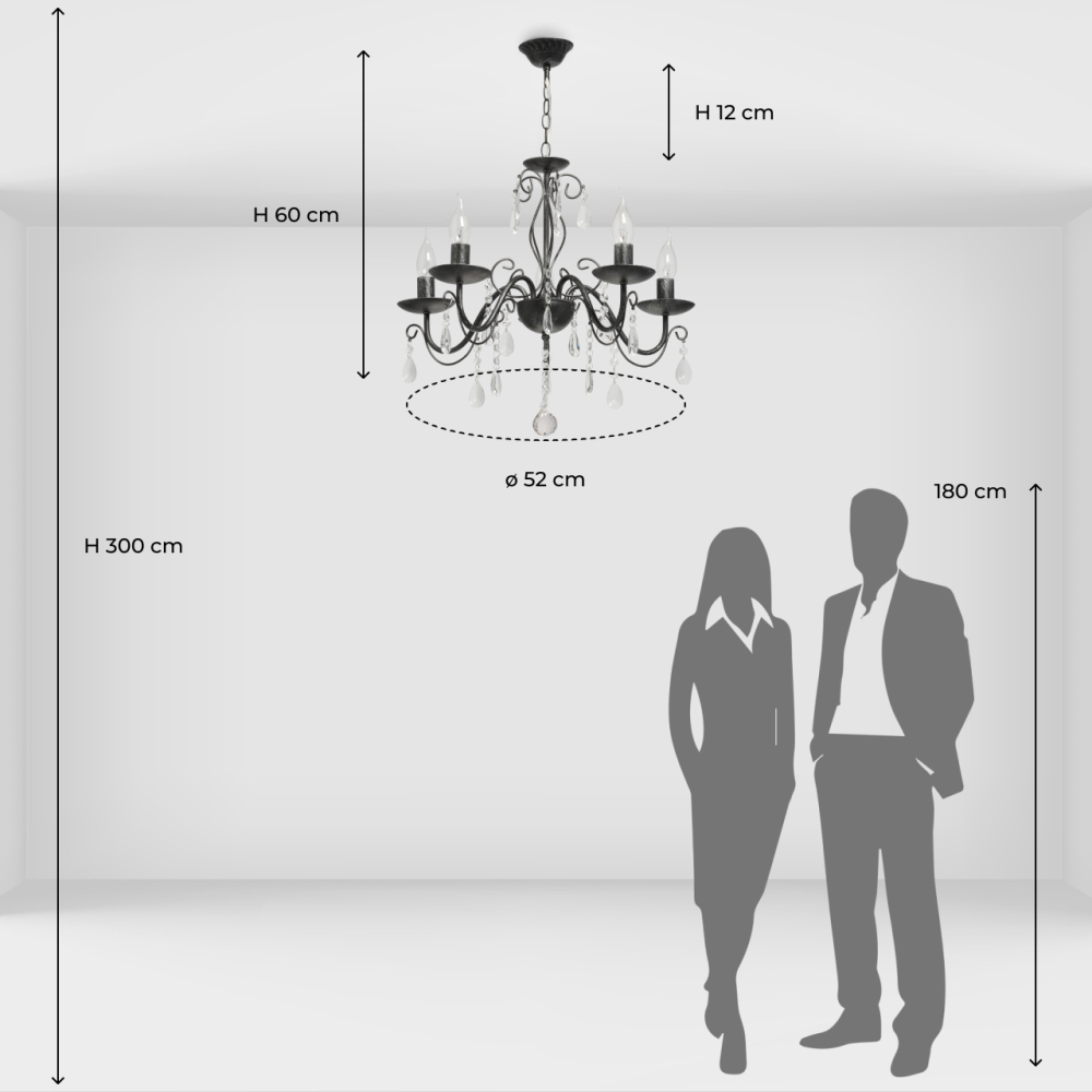 Люстра De City Аврора