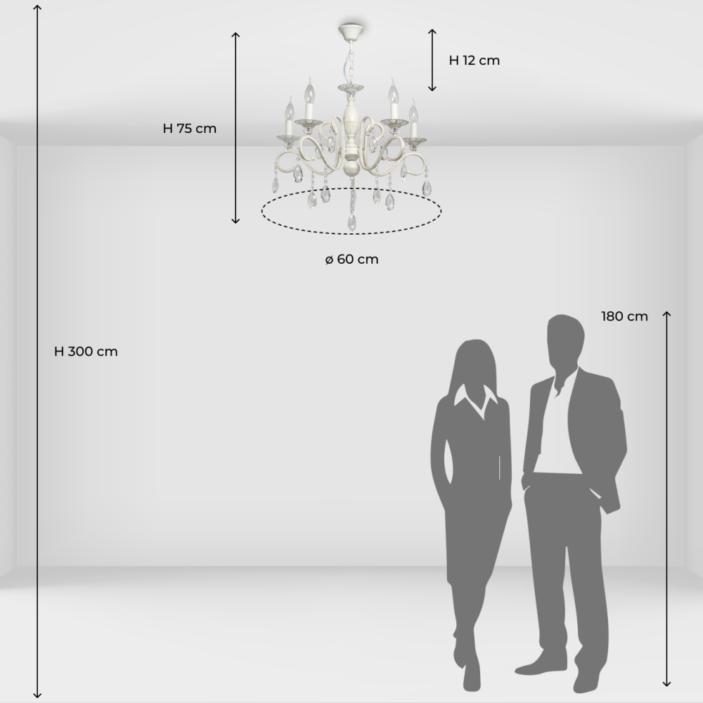 Люстра De City Аврора