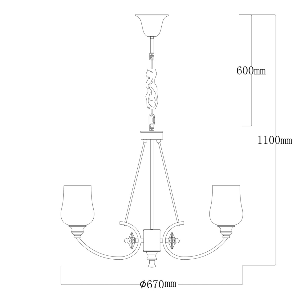 Люстра подвесная MW-Light Palermo 386017706