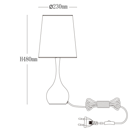 Настольная лампа MW-Light Салон 415033701