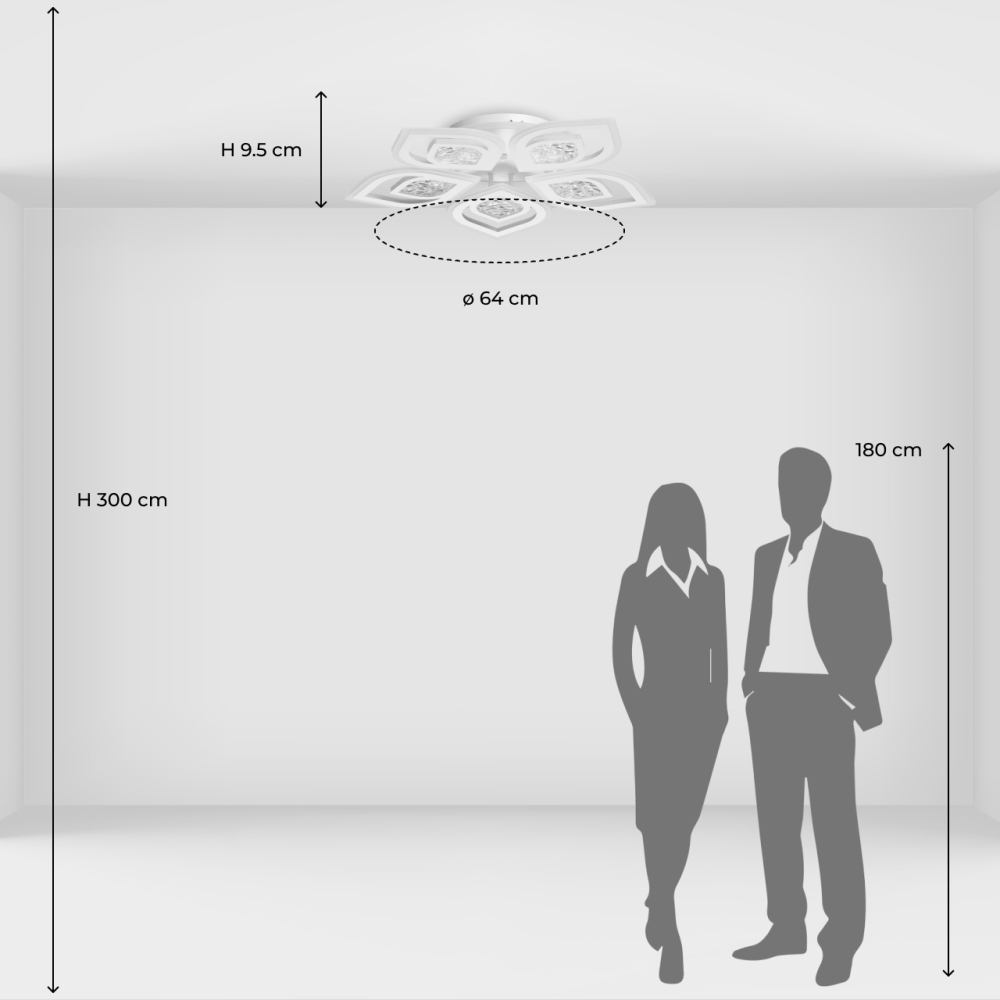 Люстра De City Мадлен