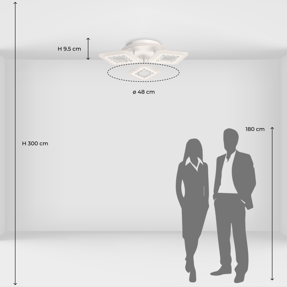 Люстра De City Мадлен