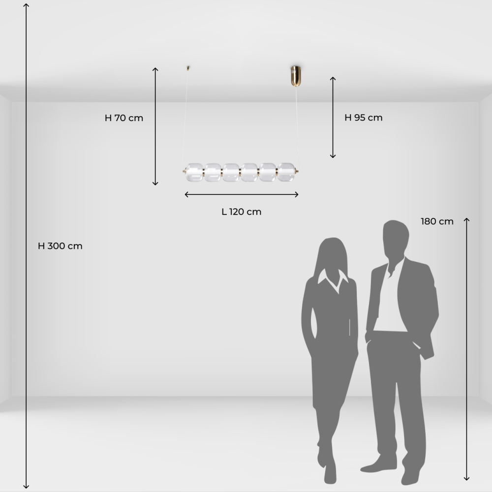 Люстра De City Мадлен