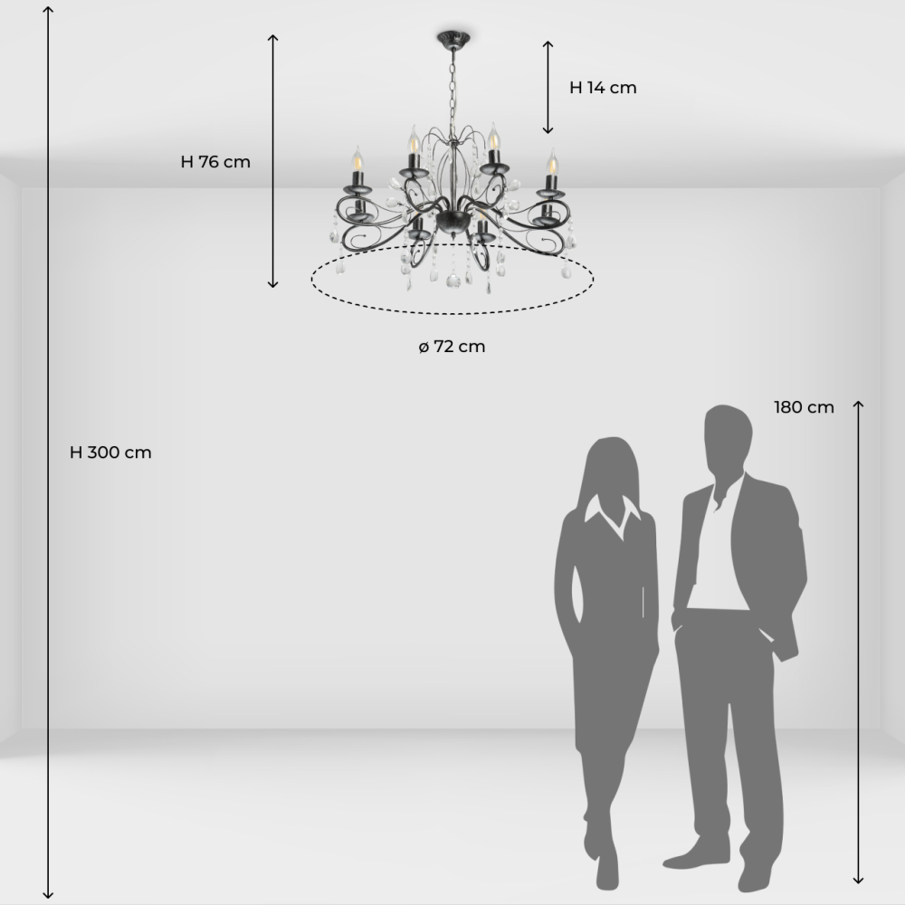 Люстра De City Лада