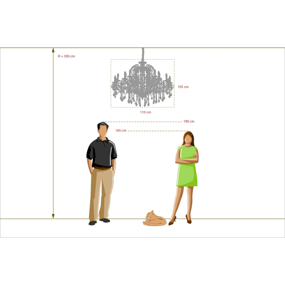 Люстра CHIARO Сюзанна