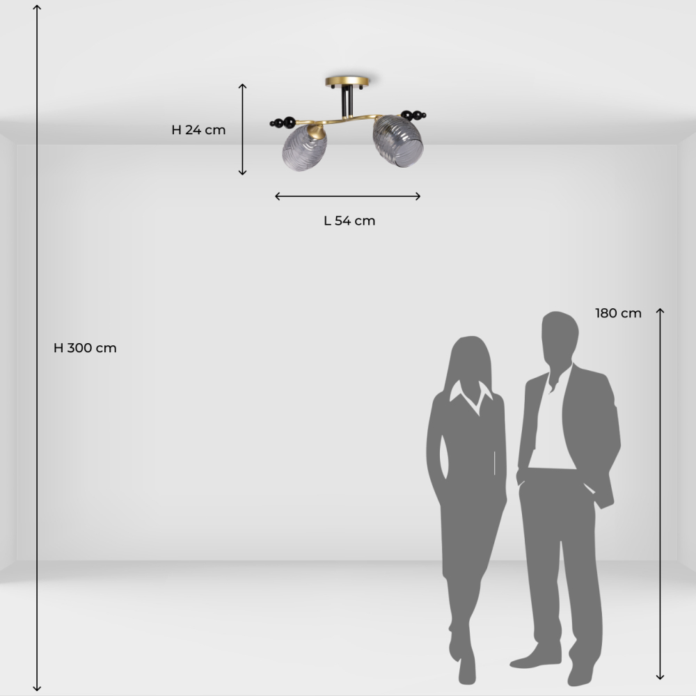Люстра потолочная De City Клэр 463012402