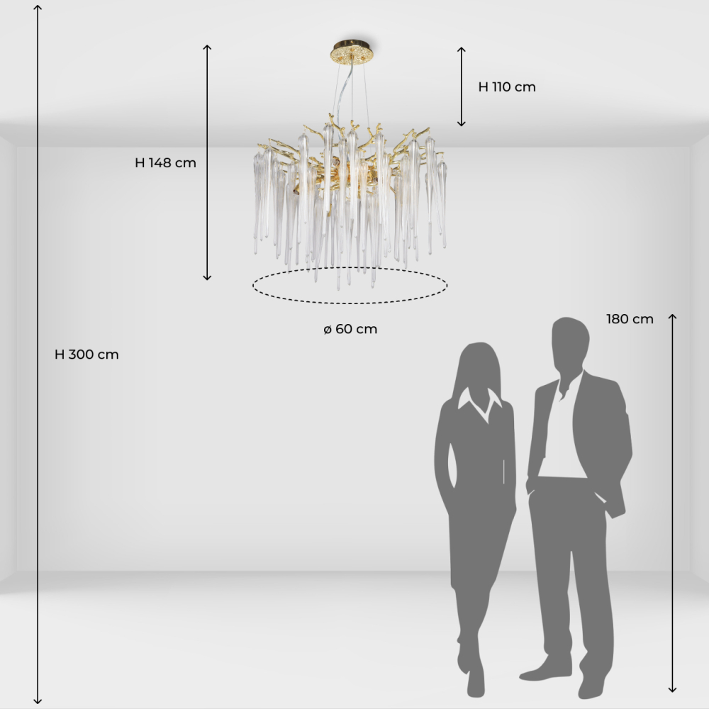 Люстра De City Лайма