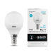 53126 Лампа Gauss LED Elementary Globe 6W E14 4100K 1/10/50