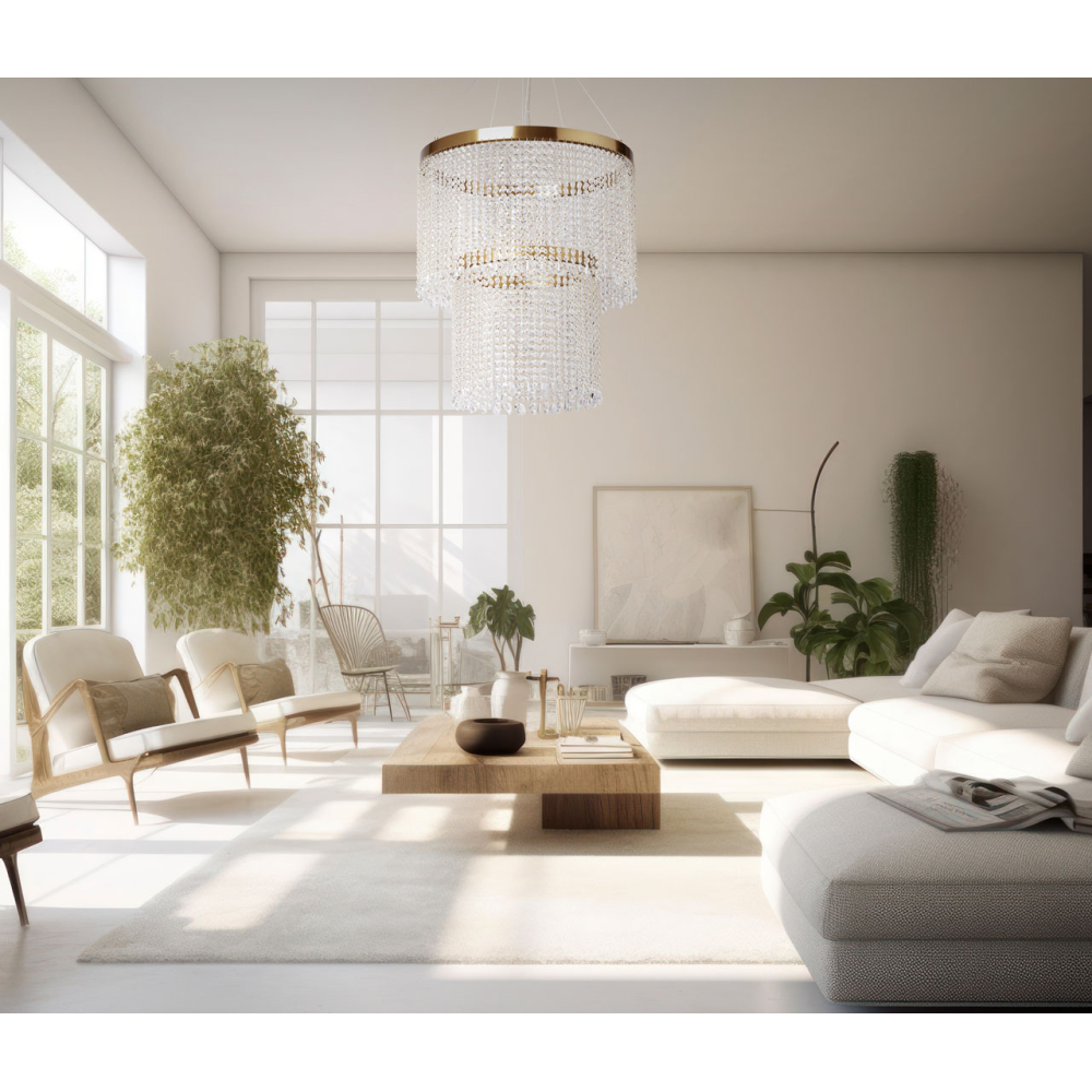 Люстра CHIARO Вассерфалл