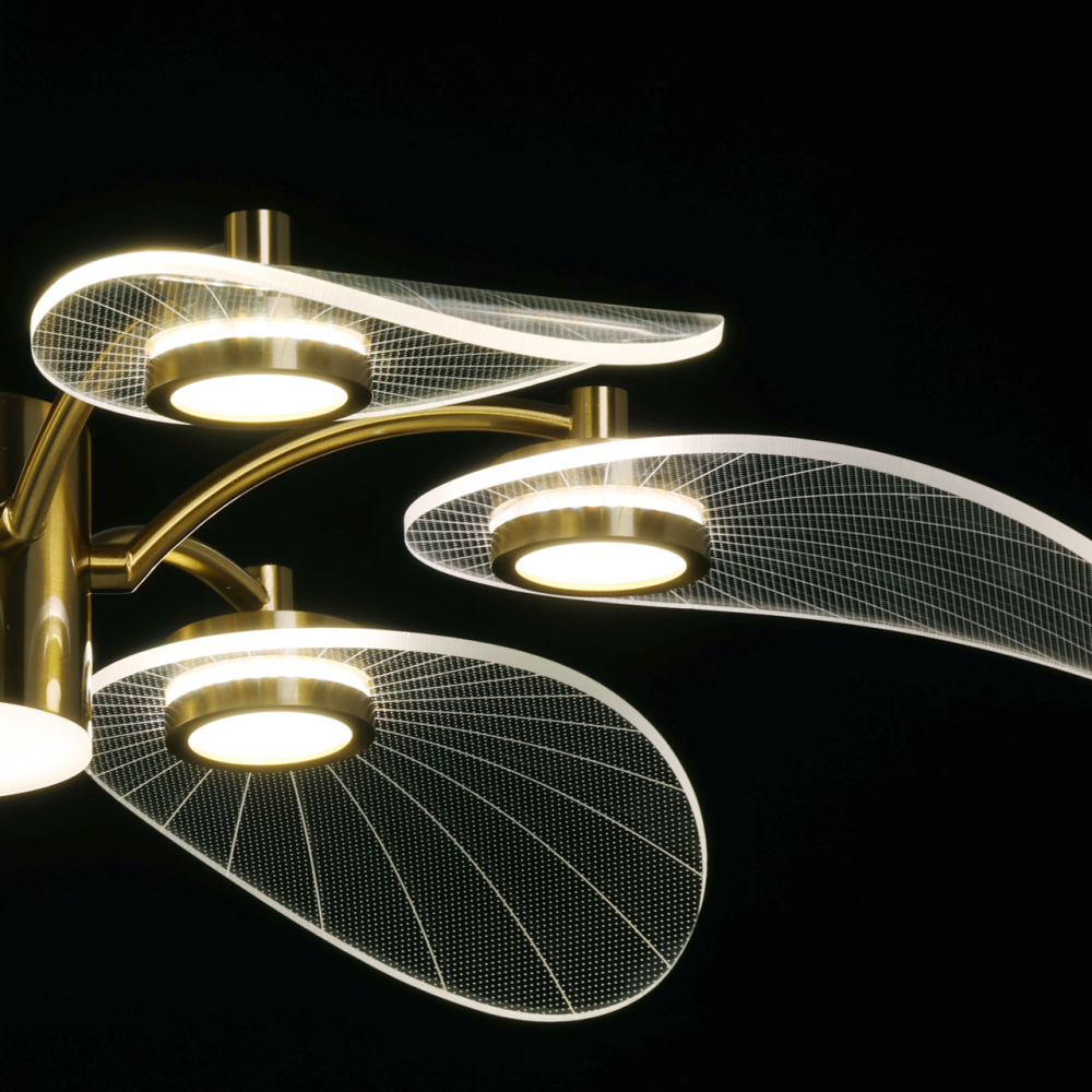 Люстра потолочная DeMarkt Гэлэкси 632017807