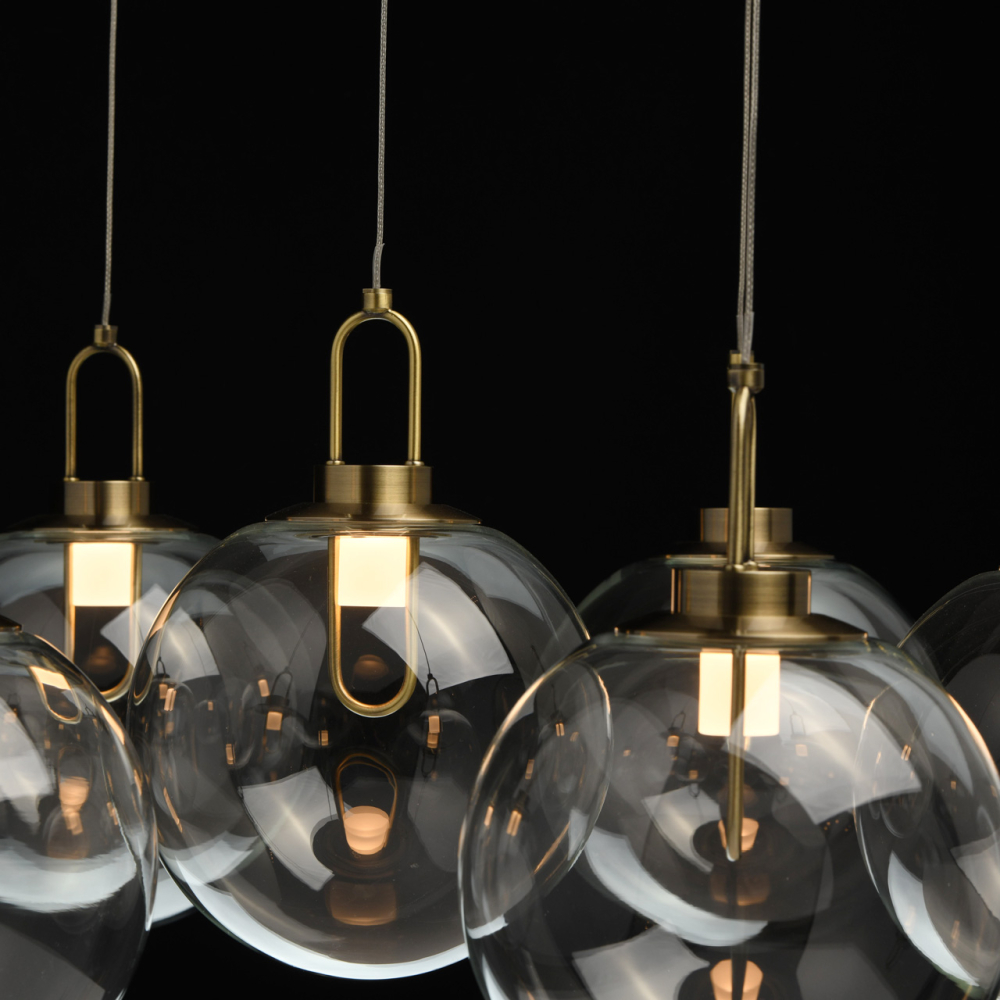 Люстра подвесная DeMarkt Крайс 657011307