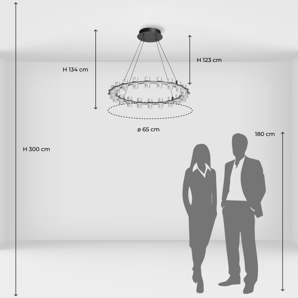 Люстра подвесная Regenbogen Глобула 690010520