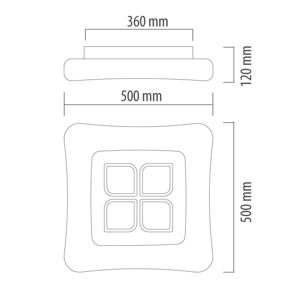 Потолочный светильник DeMarkt Эрида 706010801
