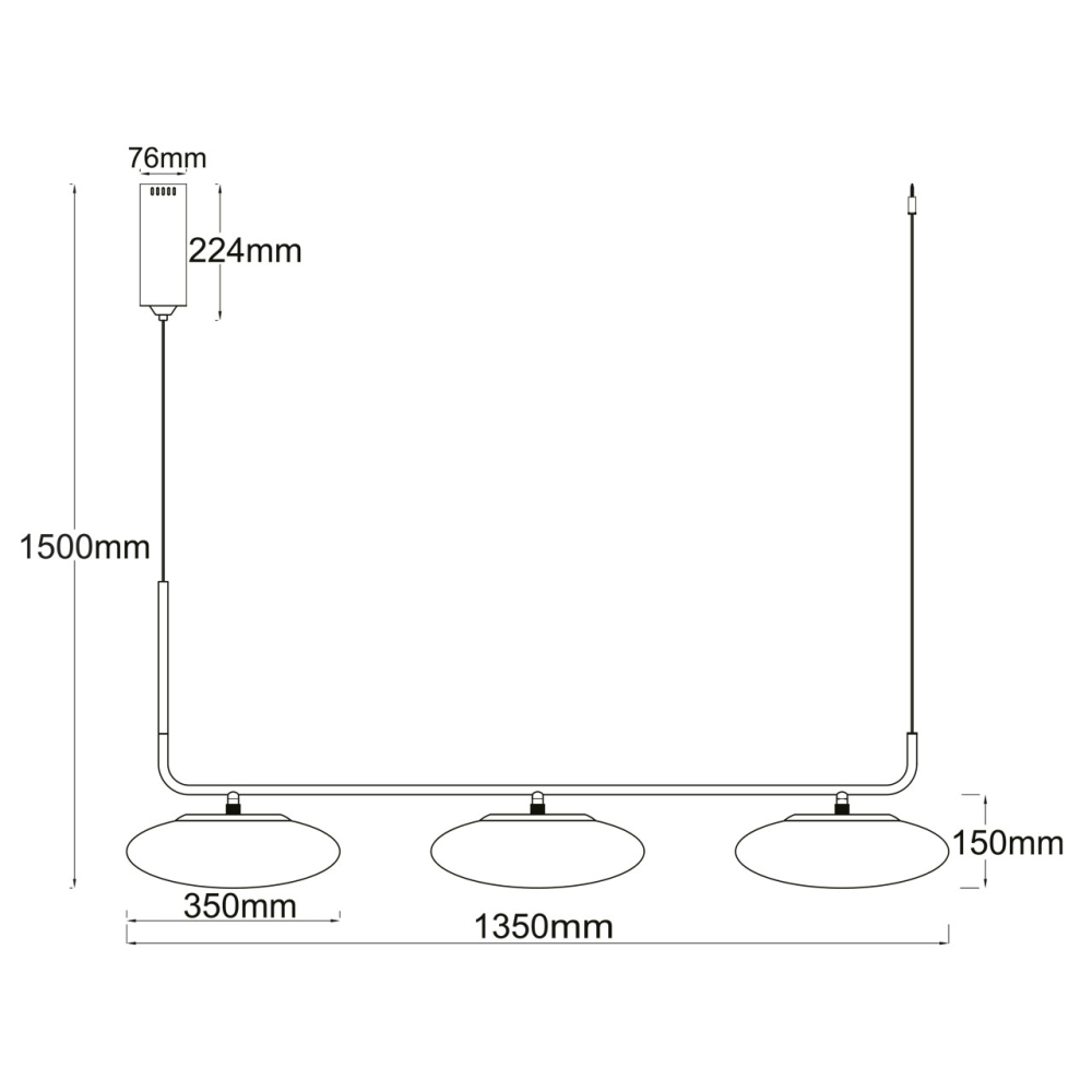 Подвесной светильник DeMarkt Ауксис 722010803